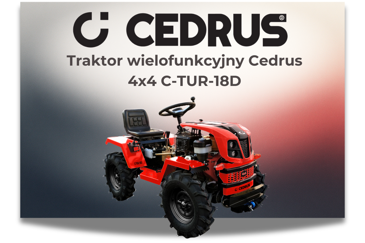 Traktor wielofunkcyjny Cedrus 4x4 C-TUR-18D